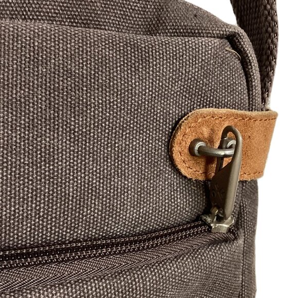 Travelon Anti-Theft Crossbody Bag, Canvas, Locking Compartments and Strap, RFID - Picture 6 of 9